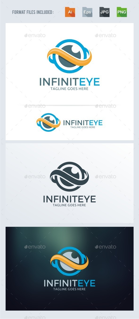 Infinity Eye Logo Template Infinity Eye Logo Template