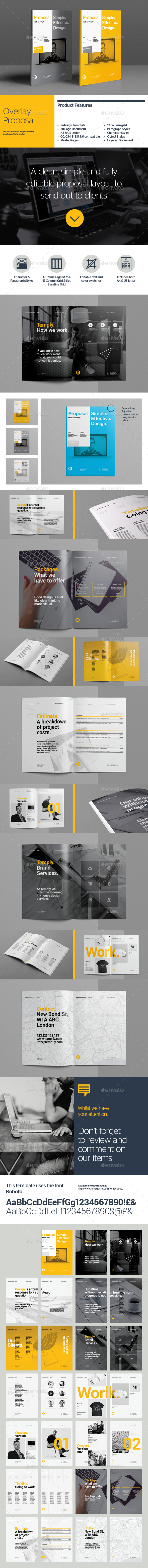 Overlay Proposal - Proposals & Invoices Stationery