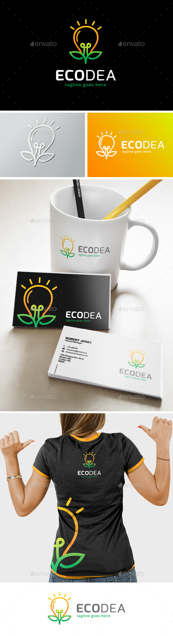 Eco Idea Logo Eco Idea Logo