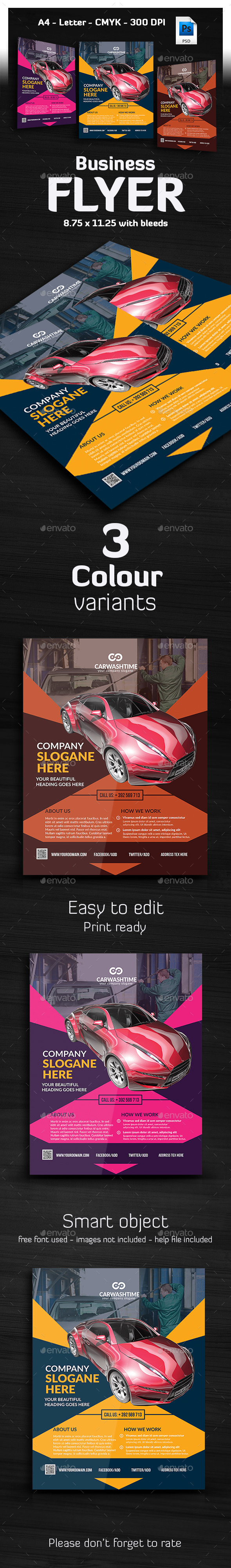 Car Wash Flyer Templates - Corporate Flyers