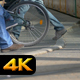 People Walk at Tram Station - VideoHive Item for Sale