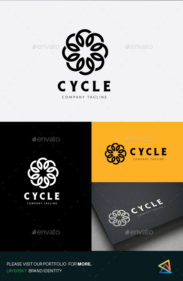 Cycle Logo - Abstract Logo Templates