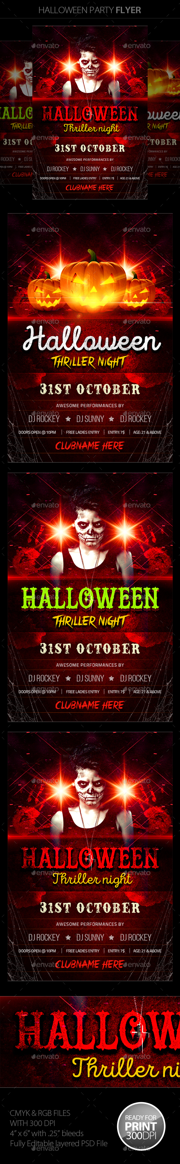 Halloween Flyer - Clubs & Parties Events
