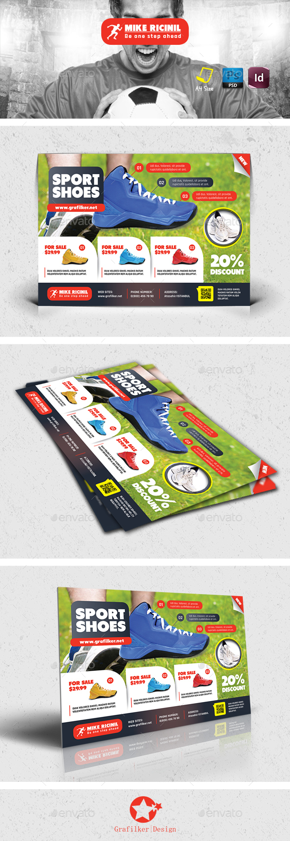 Sport Shoes Flyer Templates - Corporate Flyers