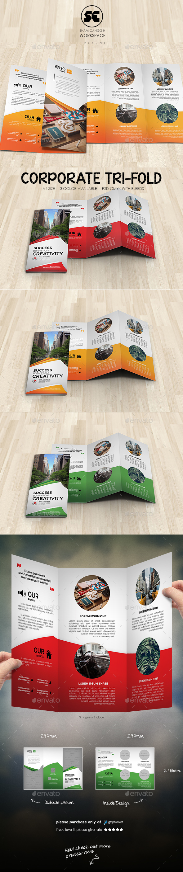 Creative Corporate Tri-Fold Creative Corporate Tri-Fold