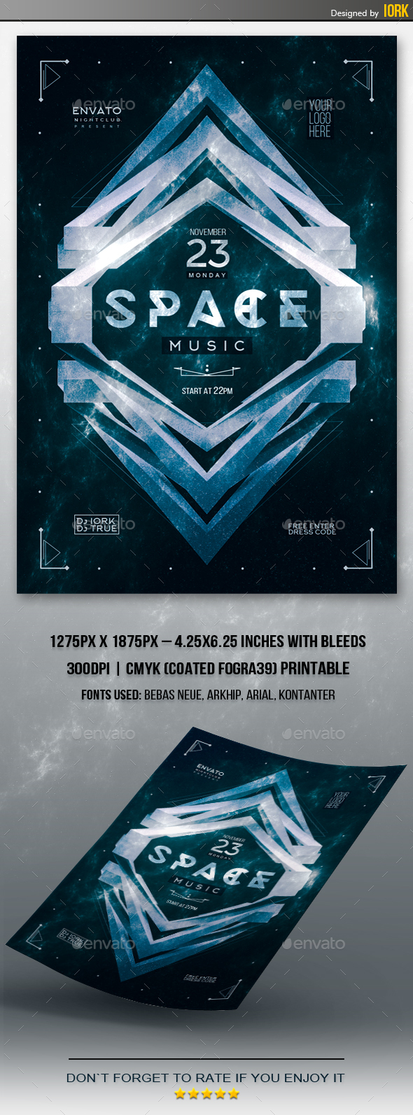 Space Music Flyer Space Music Flyer