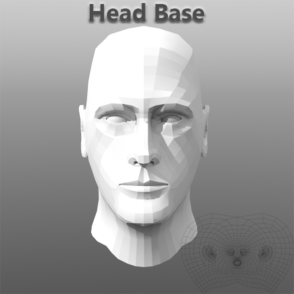 Head Base With - 3Docean 13065166