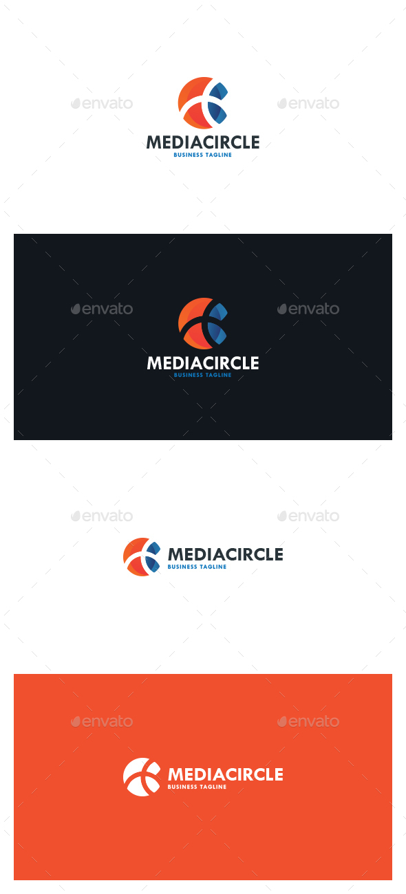 Media Circle Logo - Symbols Logo Templates