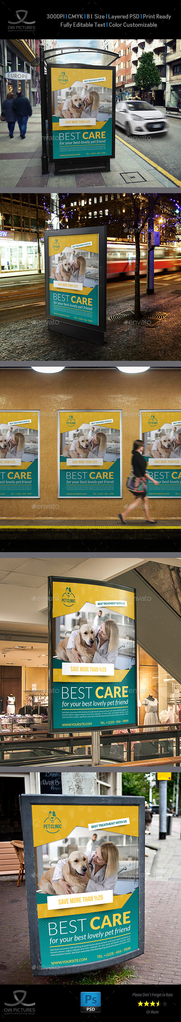 Veterinarian Clinic Poster Template Veterinarian Clinic Poster Template