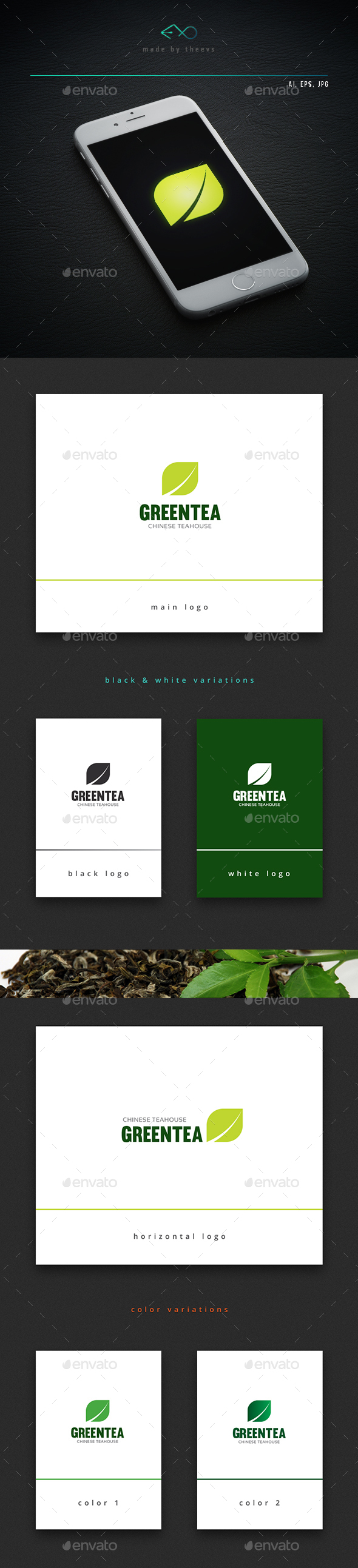 Greentea - Nature Logo Templates