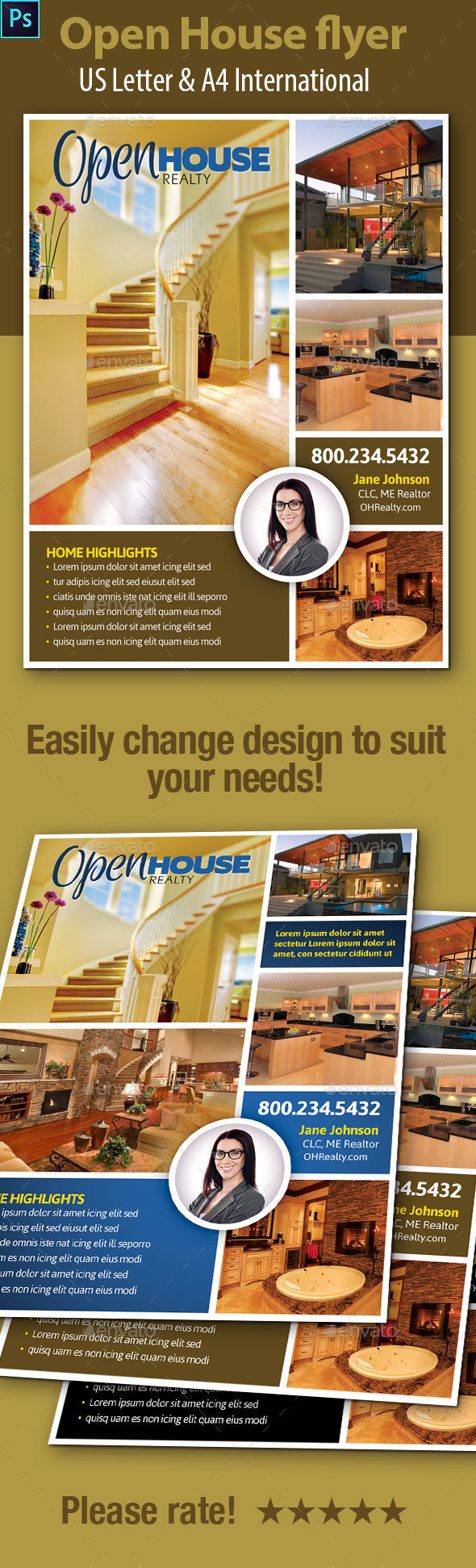 Open House Flyers By Potterdesigns 