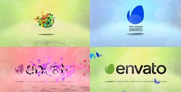 Colorful Butterfly Logo - VideoHive 13066321