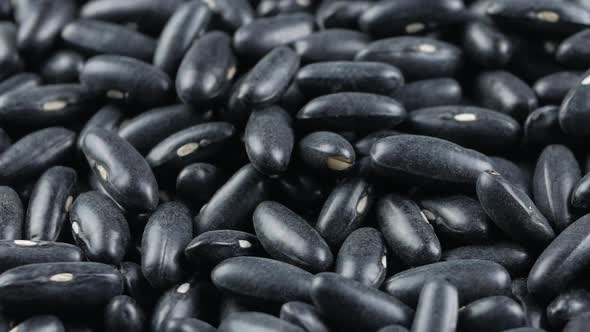 a lot of black bean