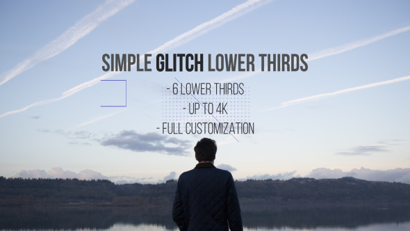 Simple Glitch Lower - VideoHive 13066349