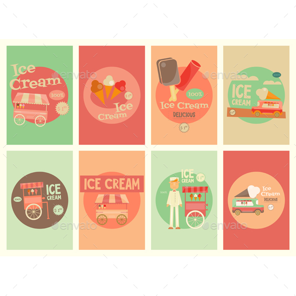 Ice Cream Poster - Food Objects