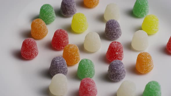Rotating shot of gumdrop candy - CANDY GUMDROPS  alt
