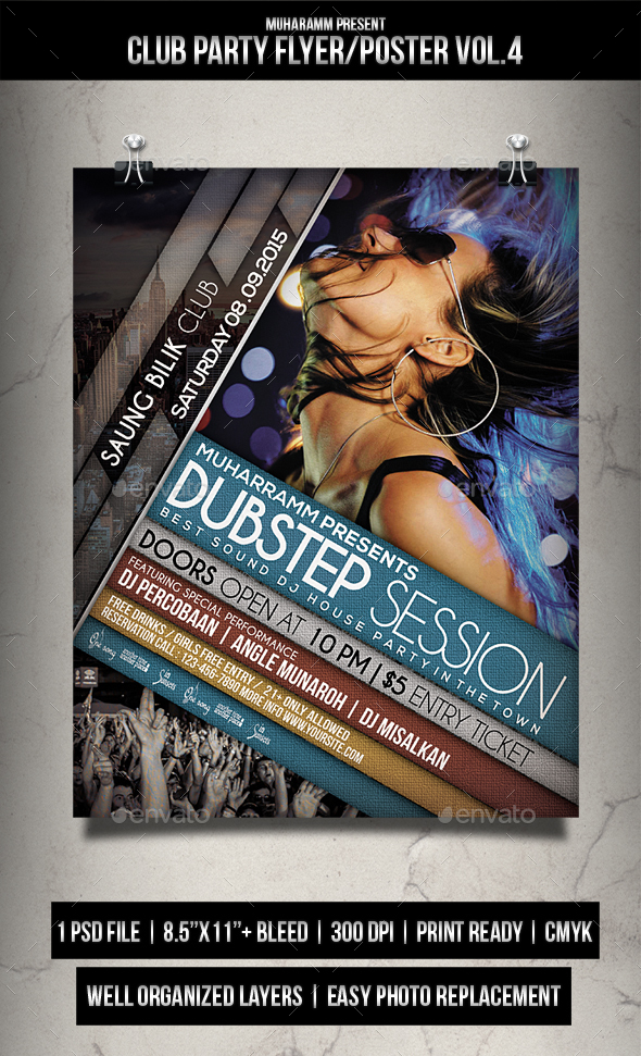 Club Party Flyer Poster Vol.4 Club Party Flyer Poster Vol.4