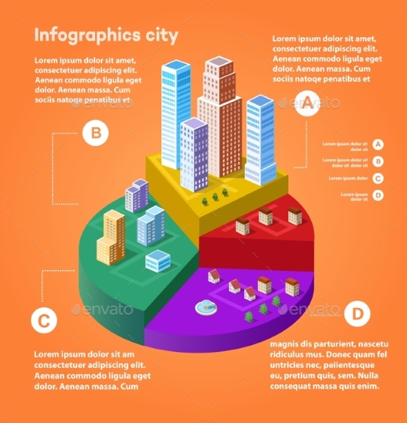 City Infographics - Buildings Objects