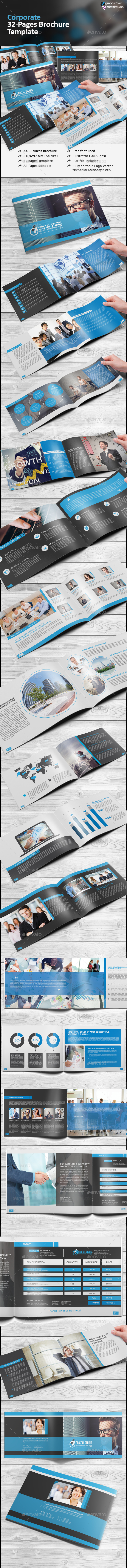 Corporate Business Brochure/Catalog - Brochures Print Templates