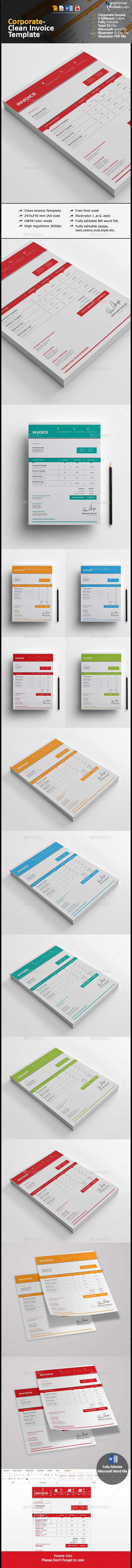 Invoice - Proposals & Invoices Stationery