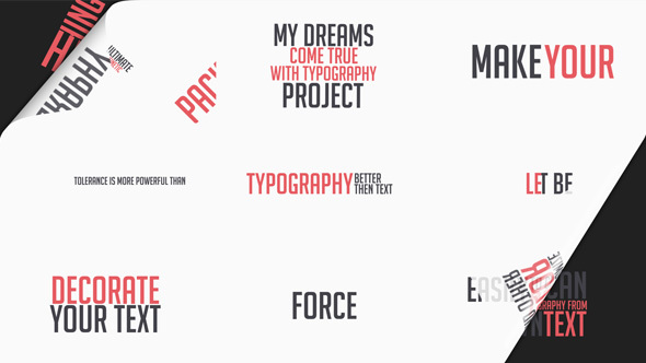Ultimate Kinetic Typography Package