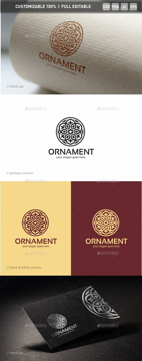 Ornament Logo Template - Abstract Logo Templates