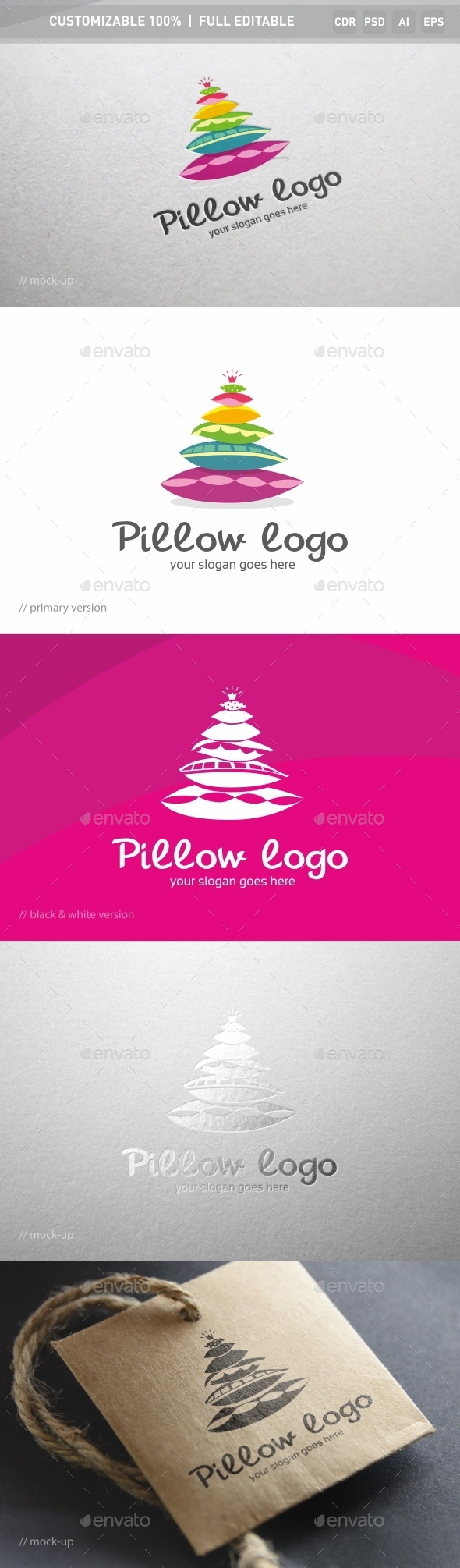 Pillow Logo Template Pillow Logo Template