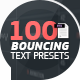 100 Bouncing Text Presets - VideoHive Item for Sale