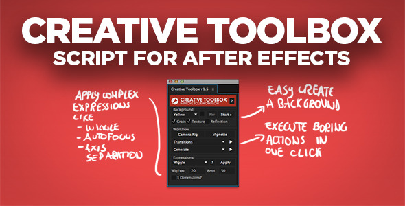 Creative Toolbox | After Effects Script