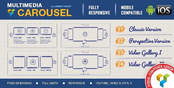 Visual Composer Addon - Multimedia Carousel for WPBakery Page Builder - CodeCanyon Item for Sale