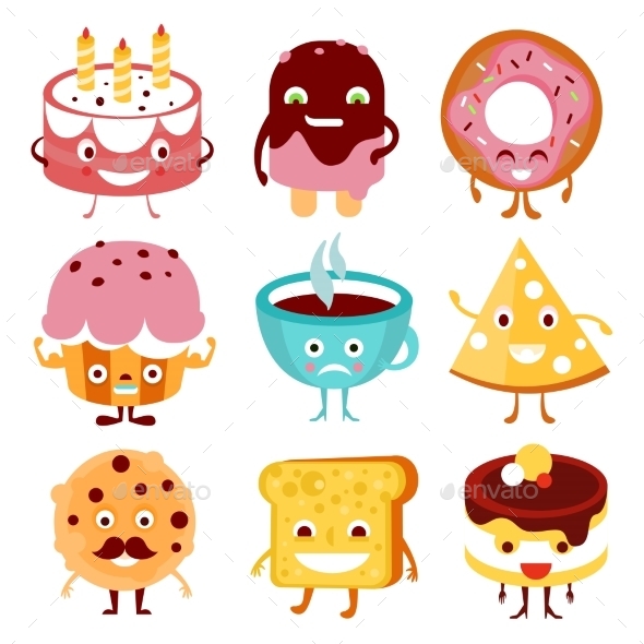 Cartoon Food and Drink Cartoon Food and Drink