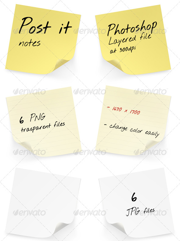 Post it Pack - Business Illustrations
