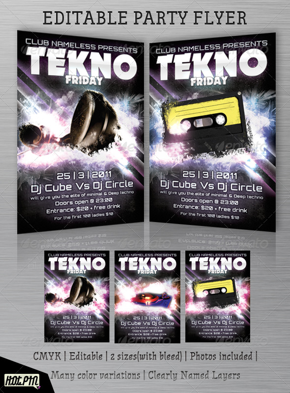 Club / Party Flyer Template - Clubs & Parties Events