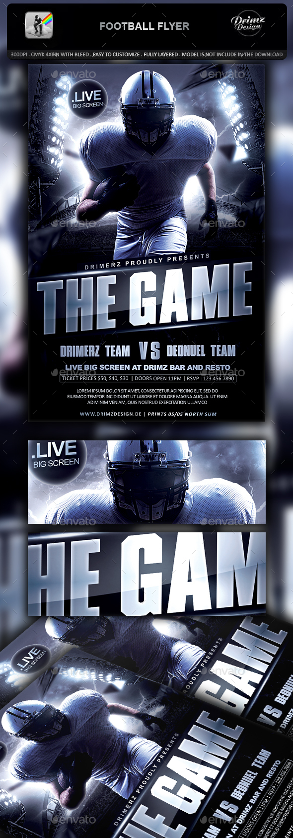 Football Flyer - Sports Events