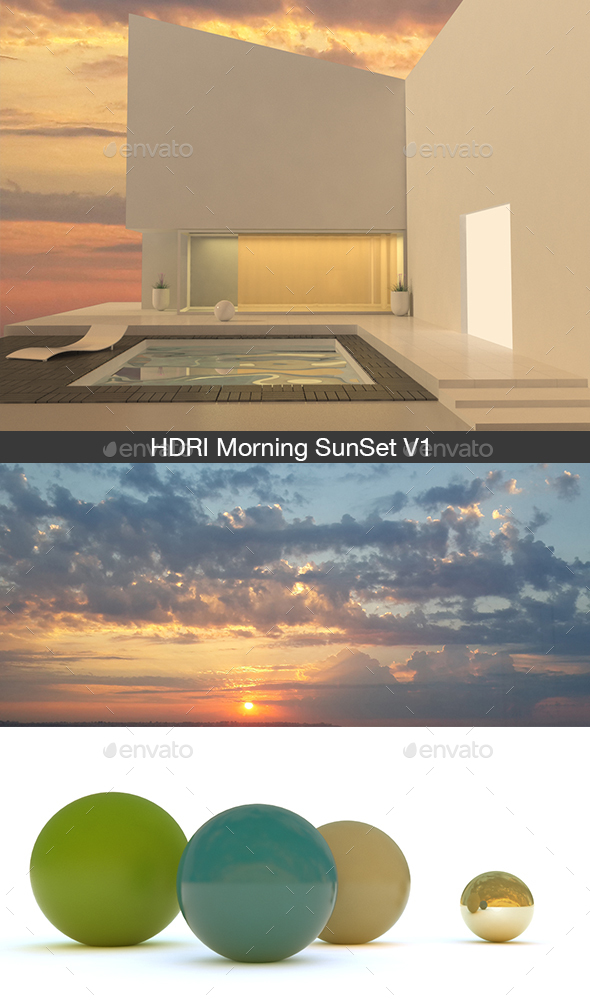 HDRI Morning SunSet - 3Docean 13085487