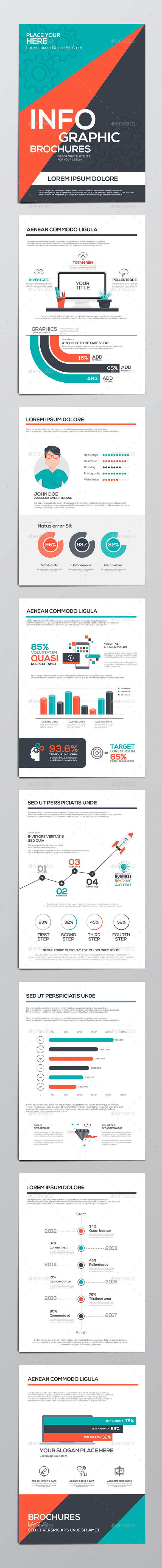 Infographics Elements for Corporate Brochures - Infographics