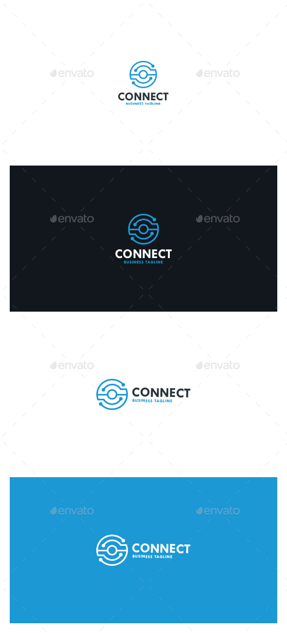 Connect Logo - Symbols Logo Templates