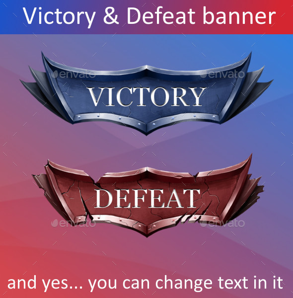 Victory_defeat_banner - Miscellaneous Game Assets