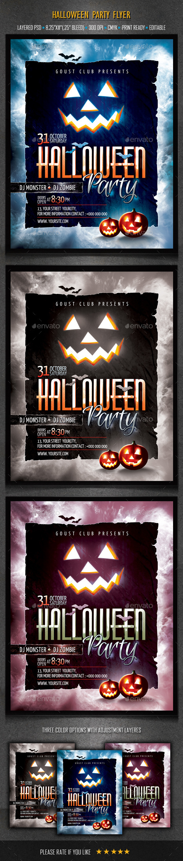 Halloween Party Flyer - Events Flyers