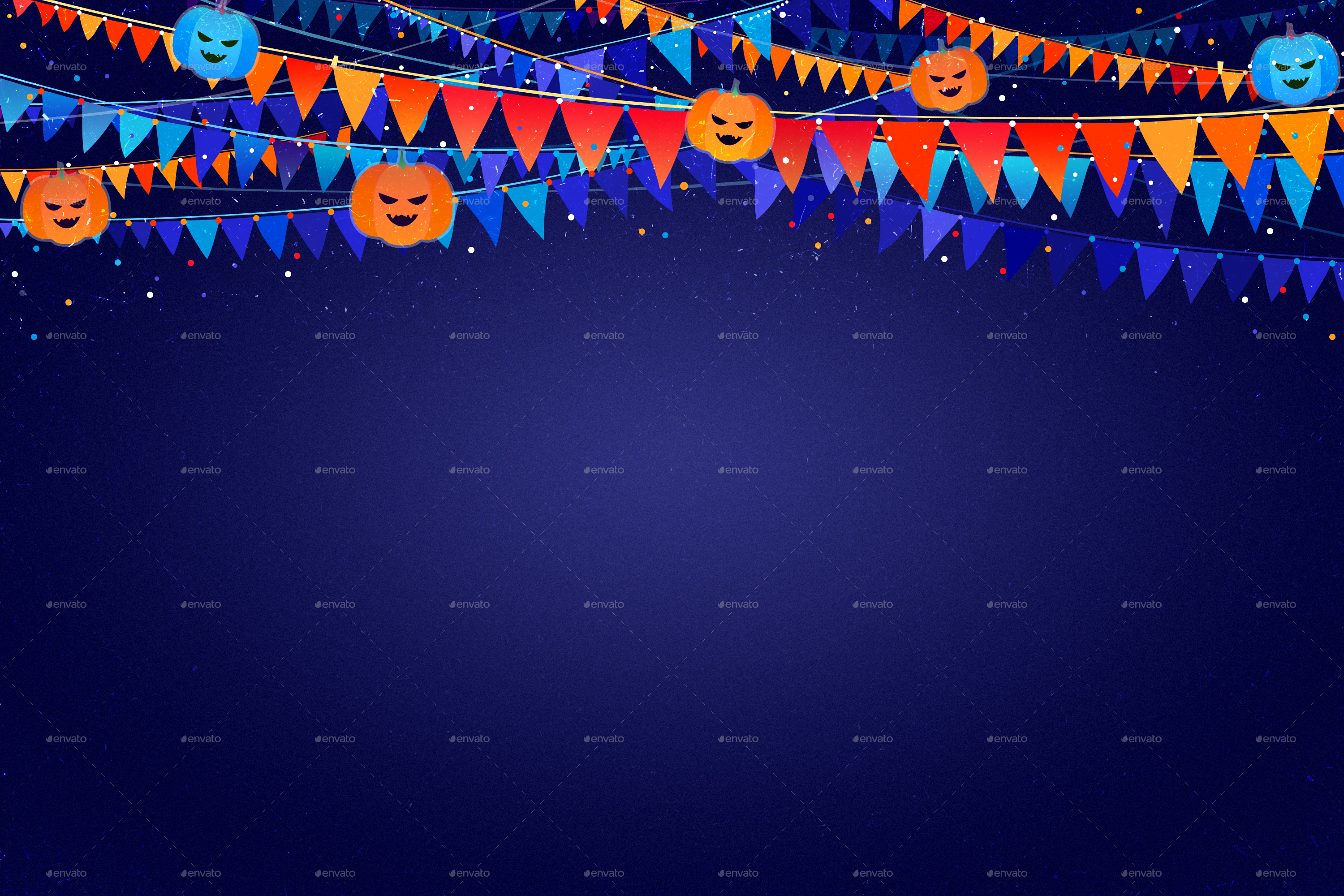 4 Halloween Party Backgrounds by MApictures GraphicRiver