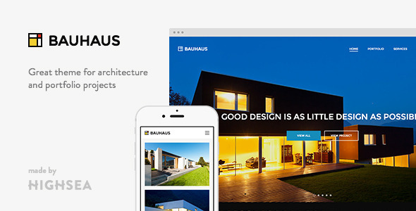 Bauhaus - ArchitecturePortfolio - ThemeForest 12757262