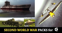 Second World War Packs for Unity3D