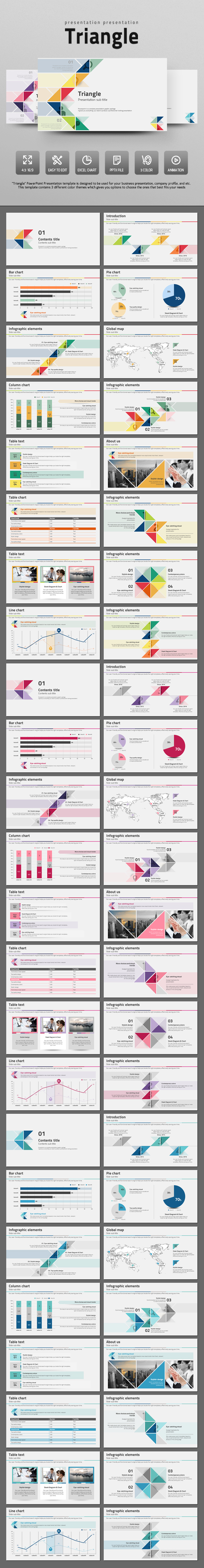 Simple Triangle - PowerPoint Templates Presentation Templates