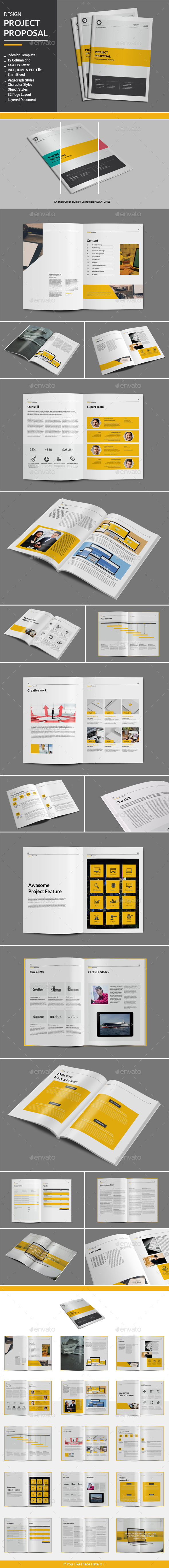 Design Project Proposal Template - Proposals & Invoices Stationery