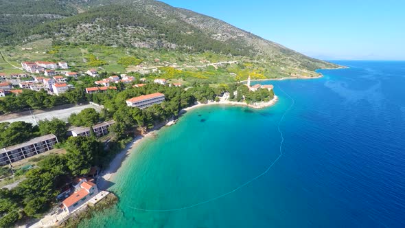 View Of Bol On The Island Of Brac, Croatia. 2 alt