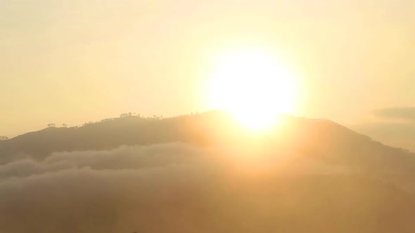 View Of Foggy Sunrise On The Little Adam's Peak In Ella, Sri Lanka 46 alt