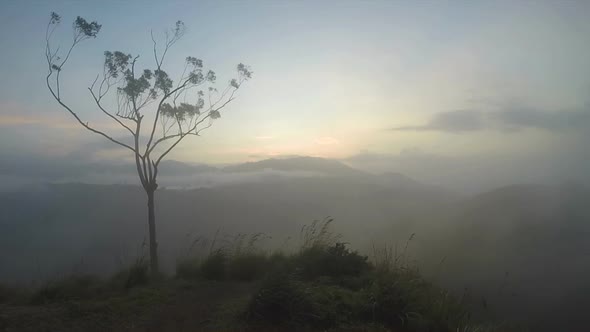 Magical Sun Rising At Ella Peak, Sri Lanka. 1 alt