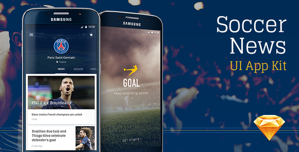 Goal Mobile UI - ThemeForest 12510817