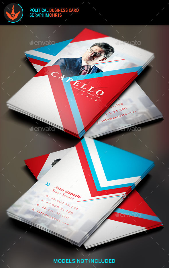 Political Business Card Template 5 By SeraphimChris