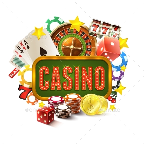 Casino Frame Illustration